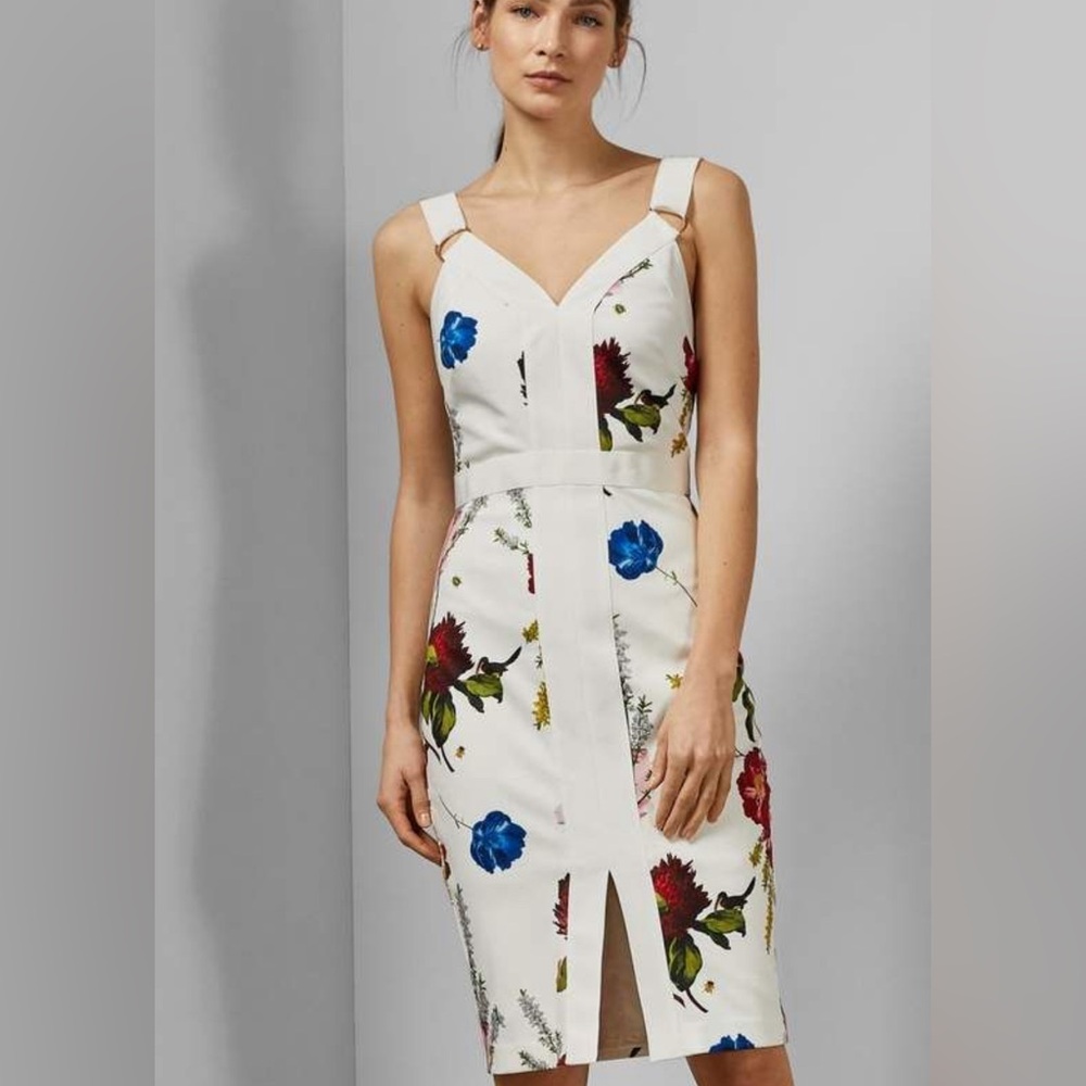 NWT Ted Baker Amylia Berry Sundae Bodycon Dress